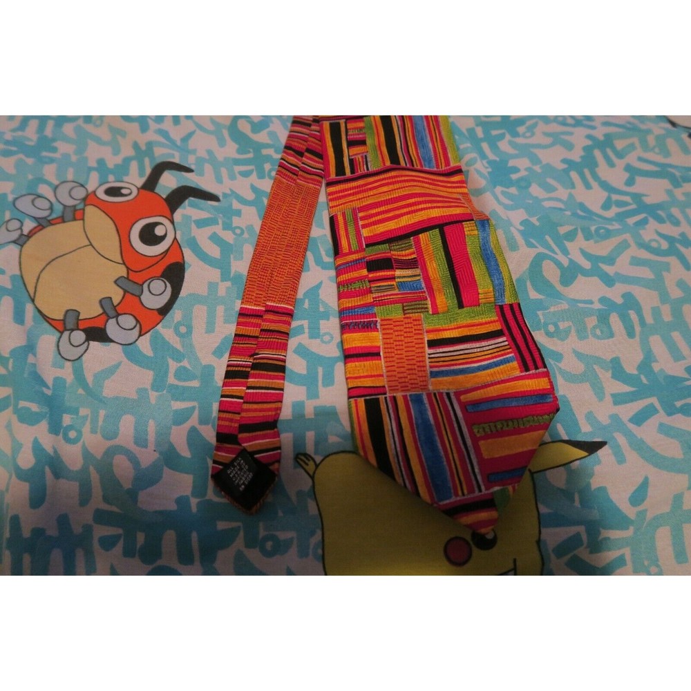 Mahogany Heritage African Kente Cloth Silk Tie Hallmark Licensing LLC TJ Maxx